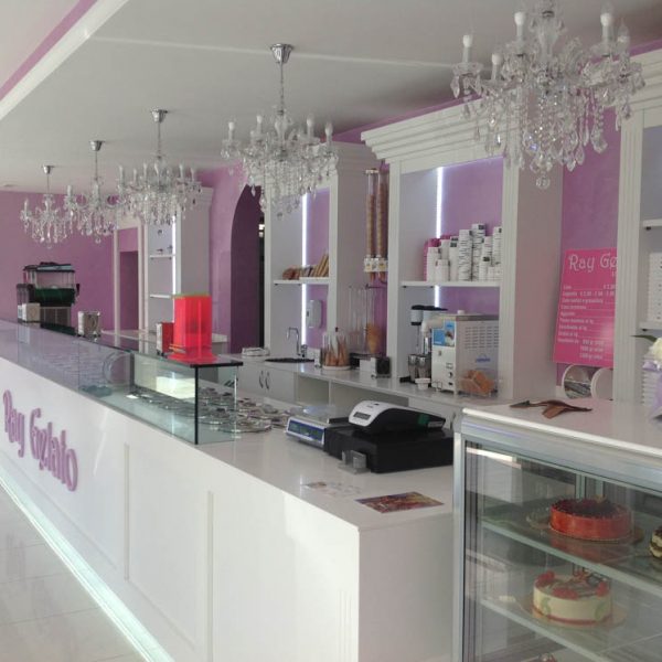 Gelaterie: arredamento gelateria Ray - Ferrara