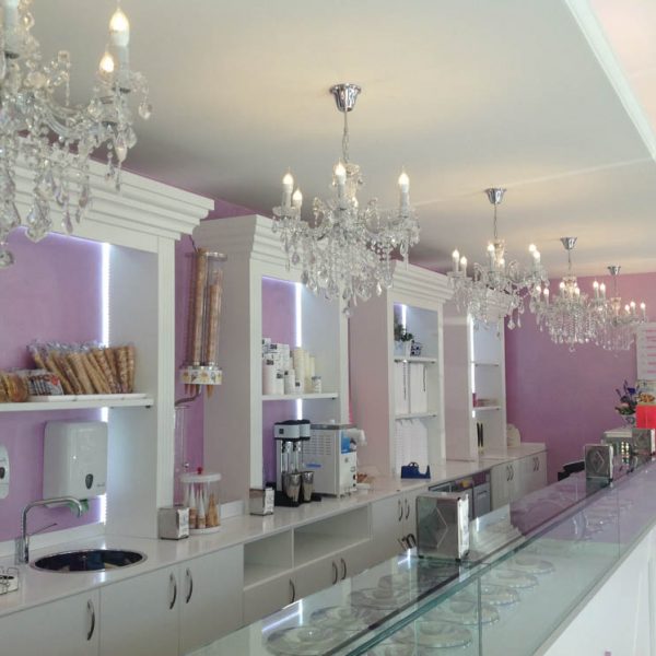 Gelaterie: arredamento gelateria Ray - Ferrara