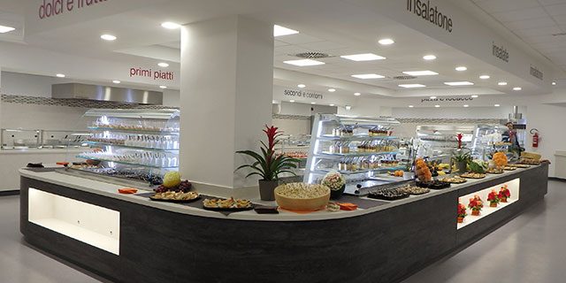 Arredo di self service: ospedale - Roma